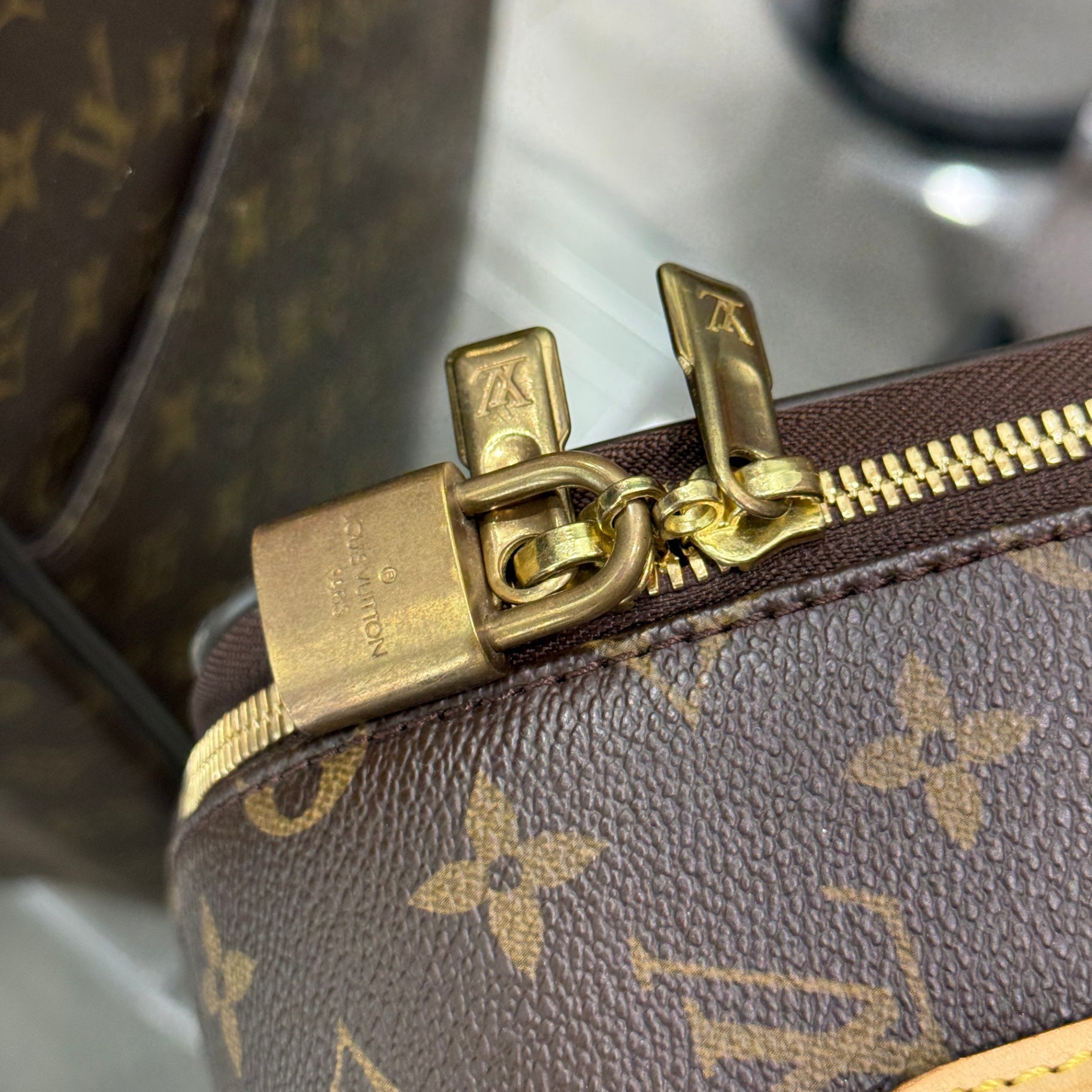 LOUIS VUITTON Monogram Carry On Suitcase