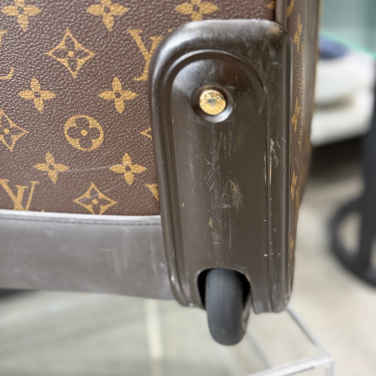 LOUIS VUITTON Monogram Carry On Suitcase
