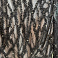 LENA KASPARIAN Black Sequin Gown Sz 14