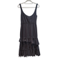 BROCK COLLECTION Black Ruffle Maxi Dress Size 10