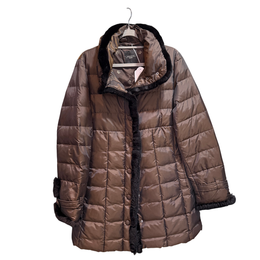 WEEKEND MAX MARA Brown Puffer Coat Size 40