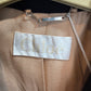 CHLOÉ Black Wool Collarless Coat Size 40
