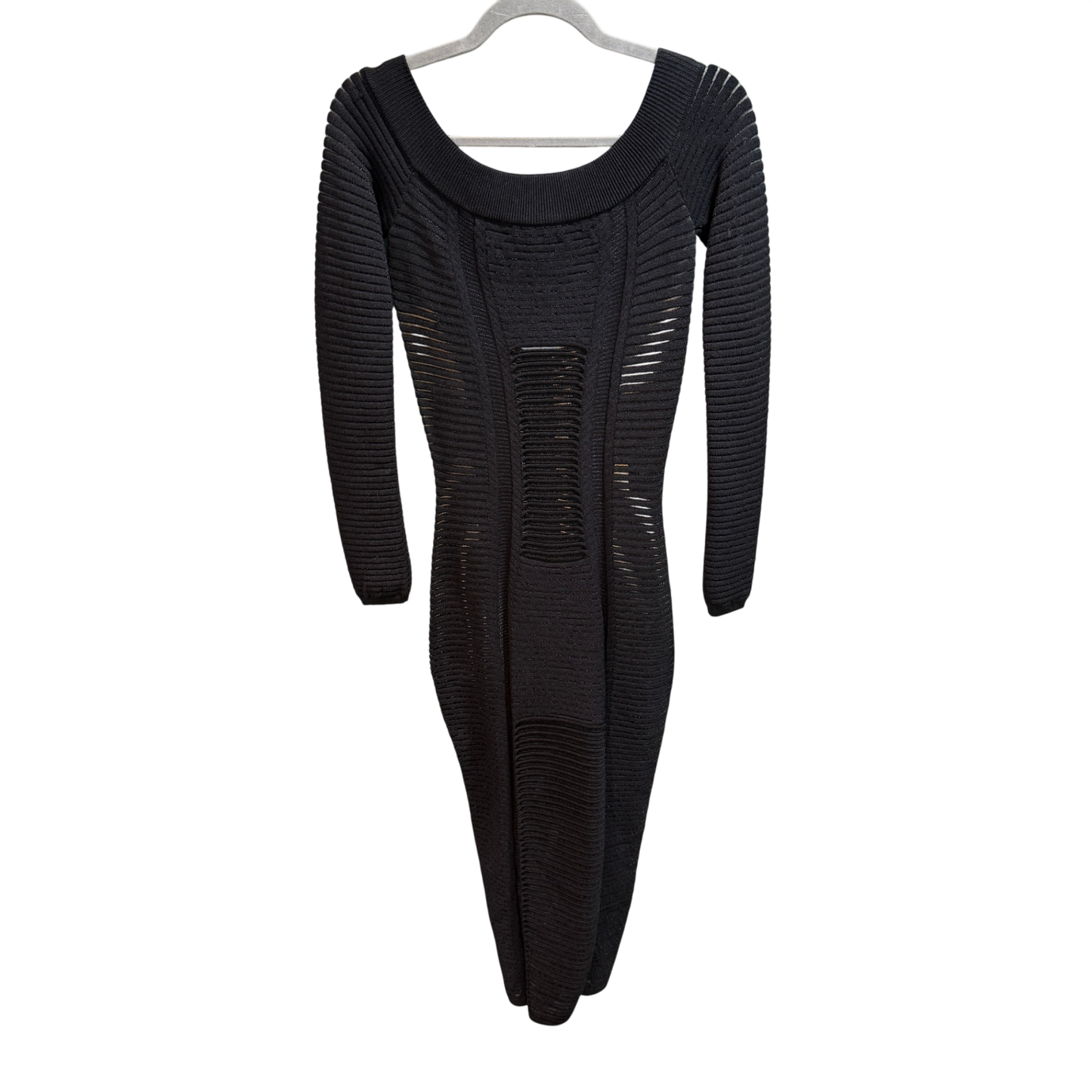 Balmain vintage black long dress /zipper