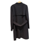 CHLOÉ Black Wool Collarless Coat Size 40