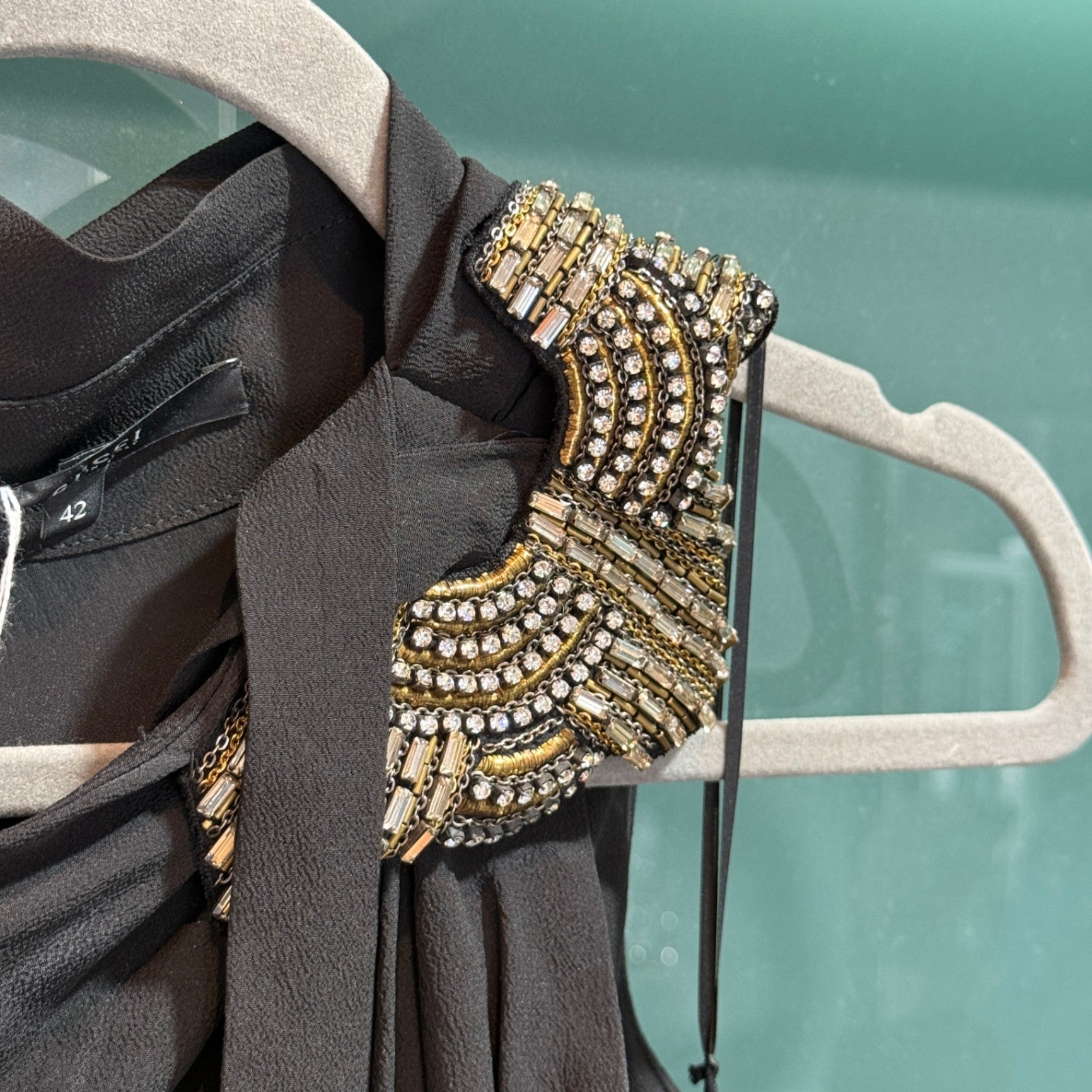 GUCCI Black/White Long Dress - Size 42