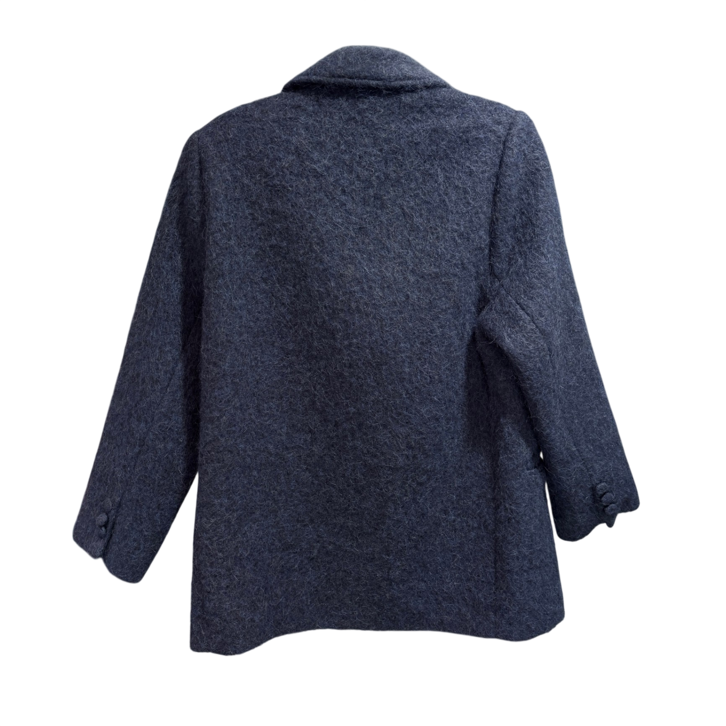 MVP Blue Mohair Coat Size 40