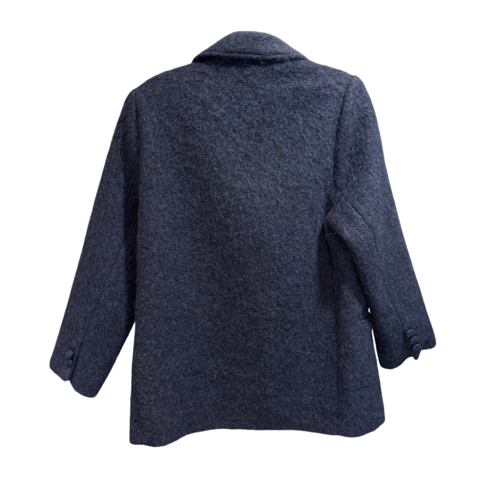 MVP Blue Mohair Coat Size 40