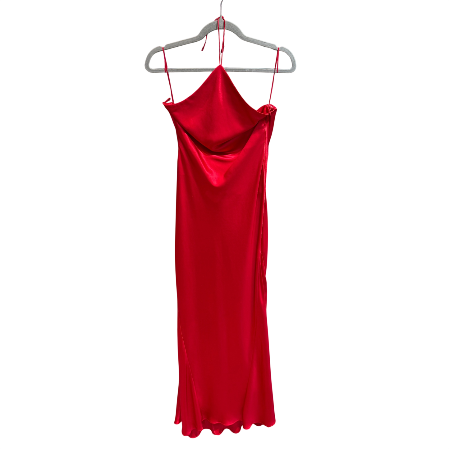 RETROFETE Red Silk Justine Dress Sz XS
