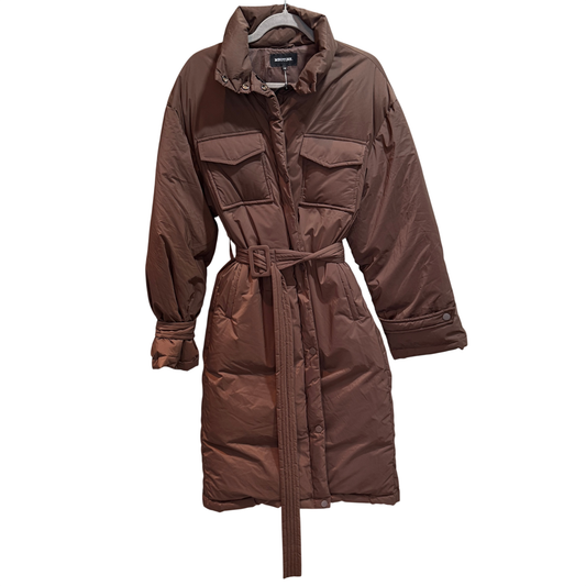 MEOTINE Brown Puffer Coat Size S/M