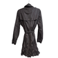 BURBERRY Black Long Coat Size 14