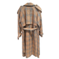 DUCIE Plaid Long Coat Size XS