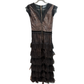 BRONX AND BANCO Black Mesh Dress Size 12