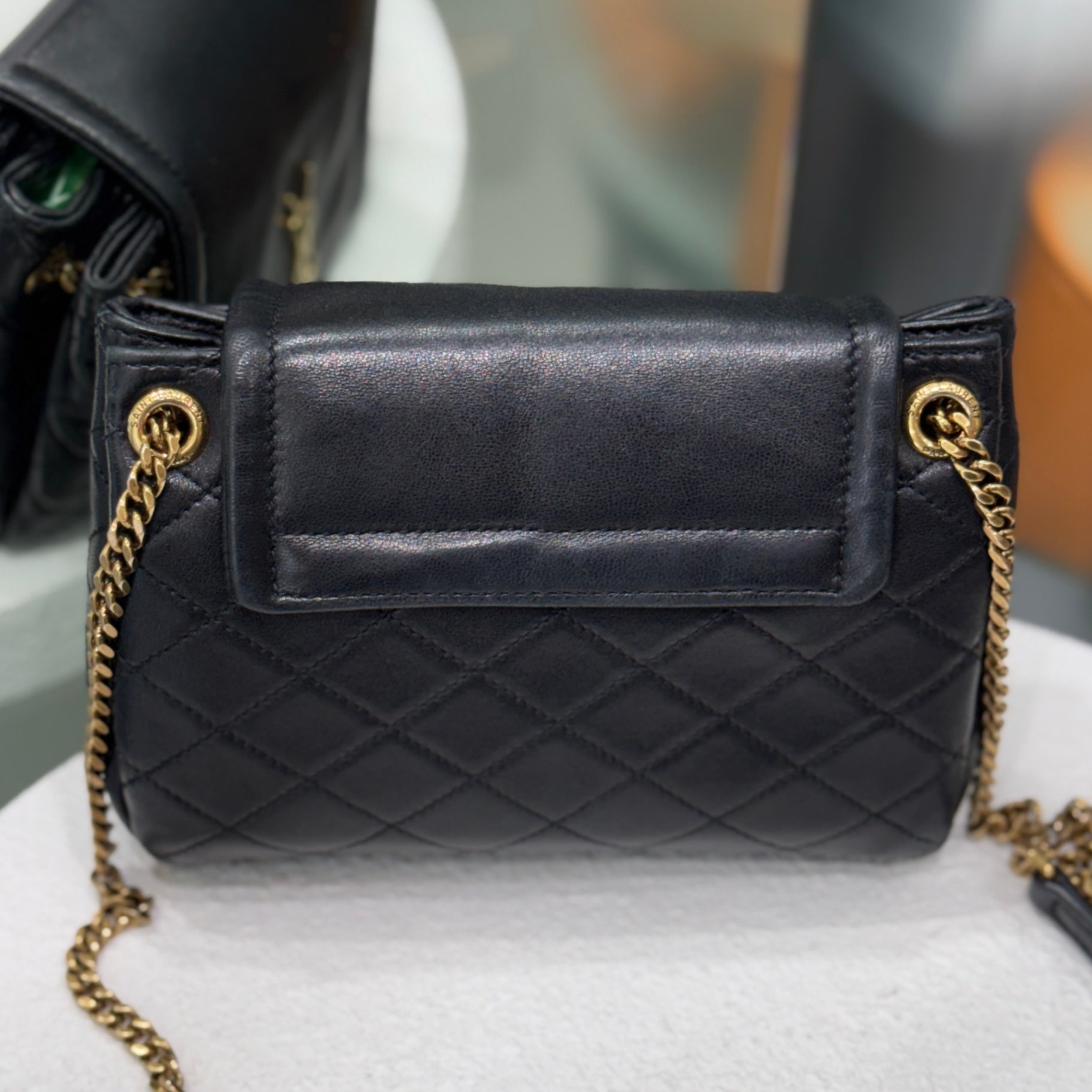 SAINT LAURENT Nolita Black Crossbody