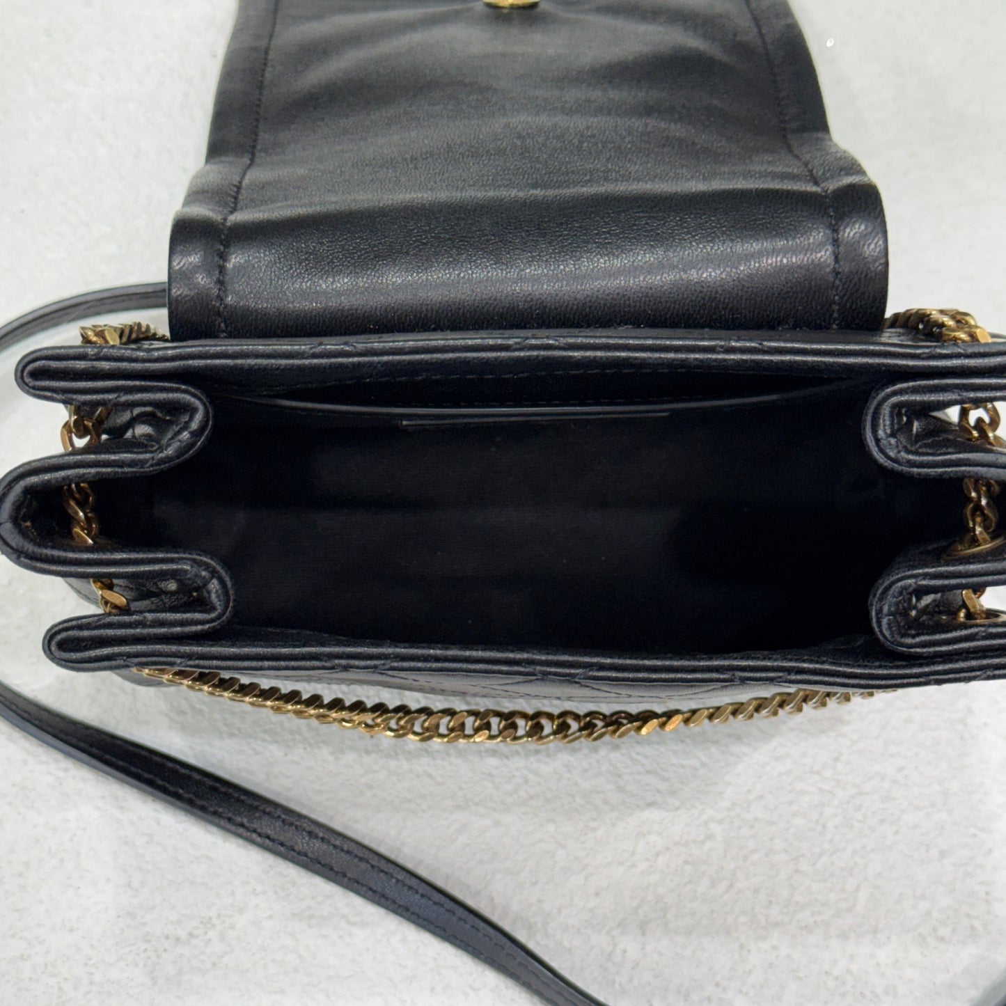 SAINT LAURENT Nolita Black Crossbody