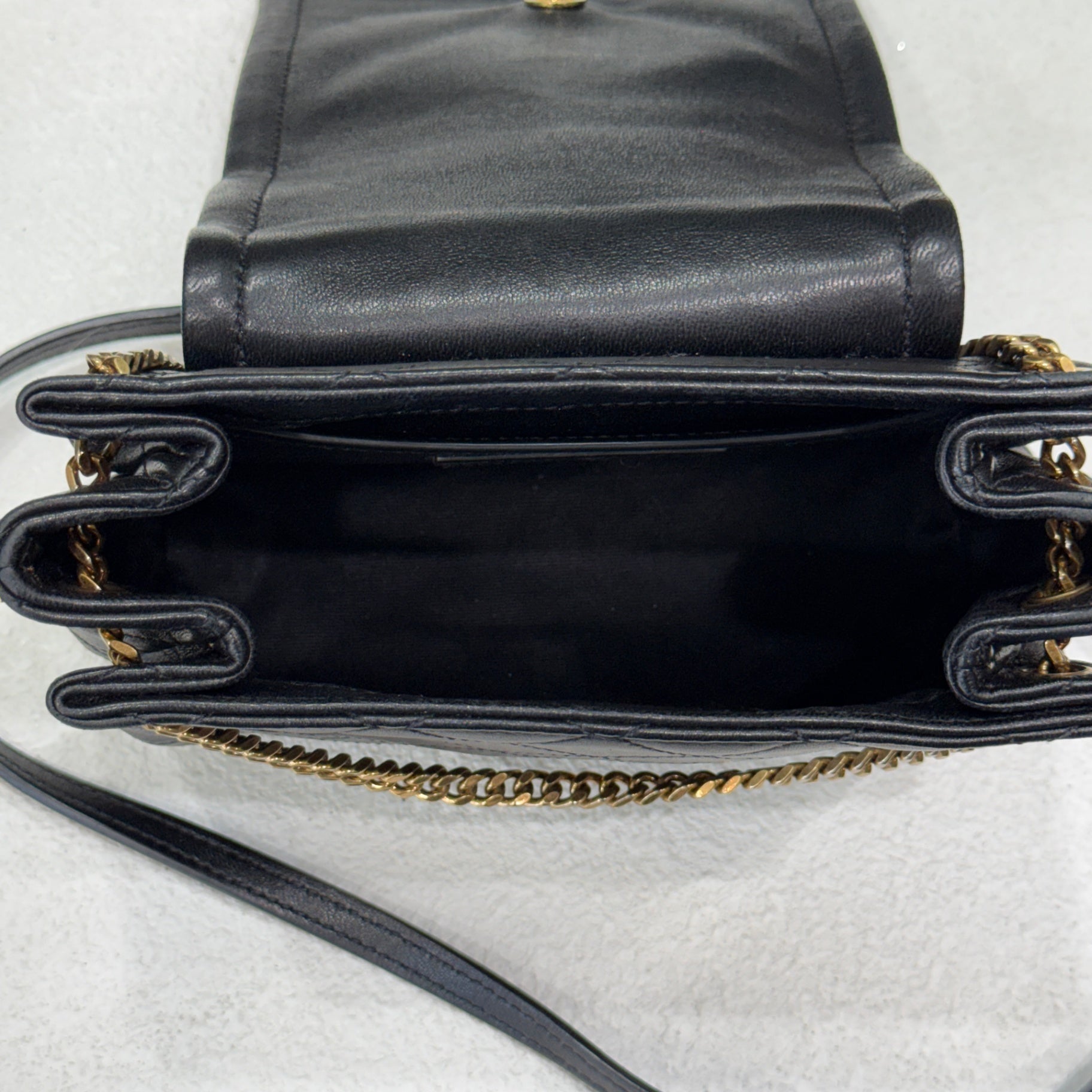 SAINT LAURENT Nolita Black Crossbody