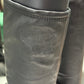 BALMAIN Leather Stretch Stiletto Boot Sz 39