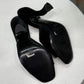 PRADA Vintage Black Velvet Mules Sz 37