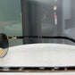 PRADA Black Round Lens Sunglasses
