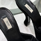 PRADA Vintage Black Velvet Mules Sz 37