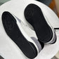 CHANEL Black and White Sneakers Sz 37 (DB)