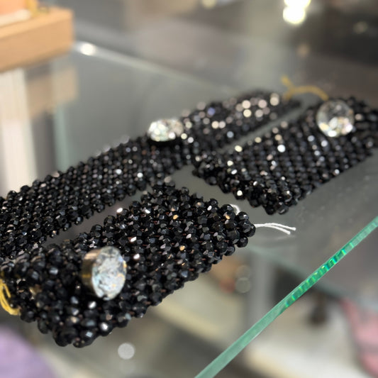 TOM FORD Black Necklace and Cuffs Set
