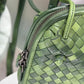 BOTTEGA VENETA Green Intrecciato Crossbody Bag