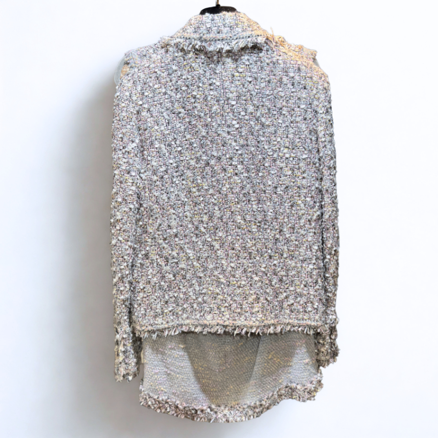 CHANEL Tweed Multicolour Blazer Sz 40