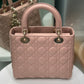 DIOR Lady Dior Bag Blush Cannage - Medium