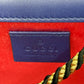 GUCCI Blue Velvet Crossbody