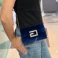 GUCCI Blue Velvet Crossbody