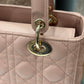 DIOR Lady Dior Bag Blush Cannage - Medium