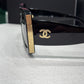 CHANEL CC Oversized Black Sunglasses (C & B)