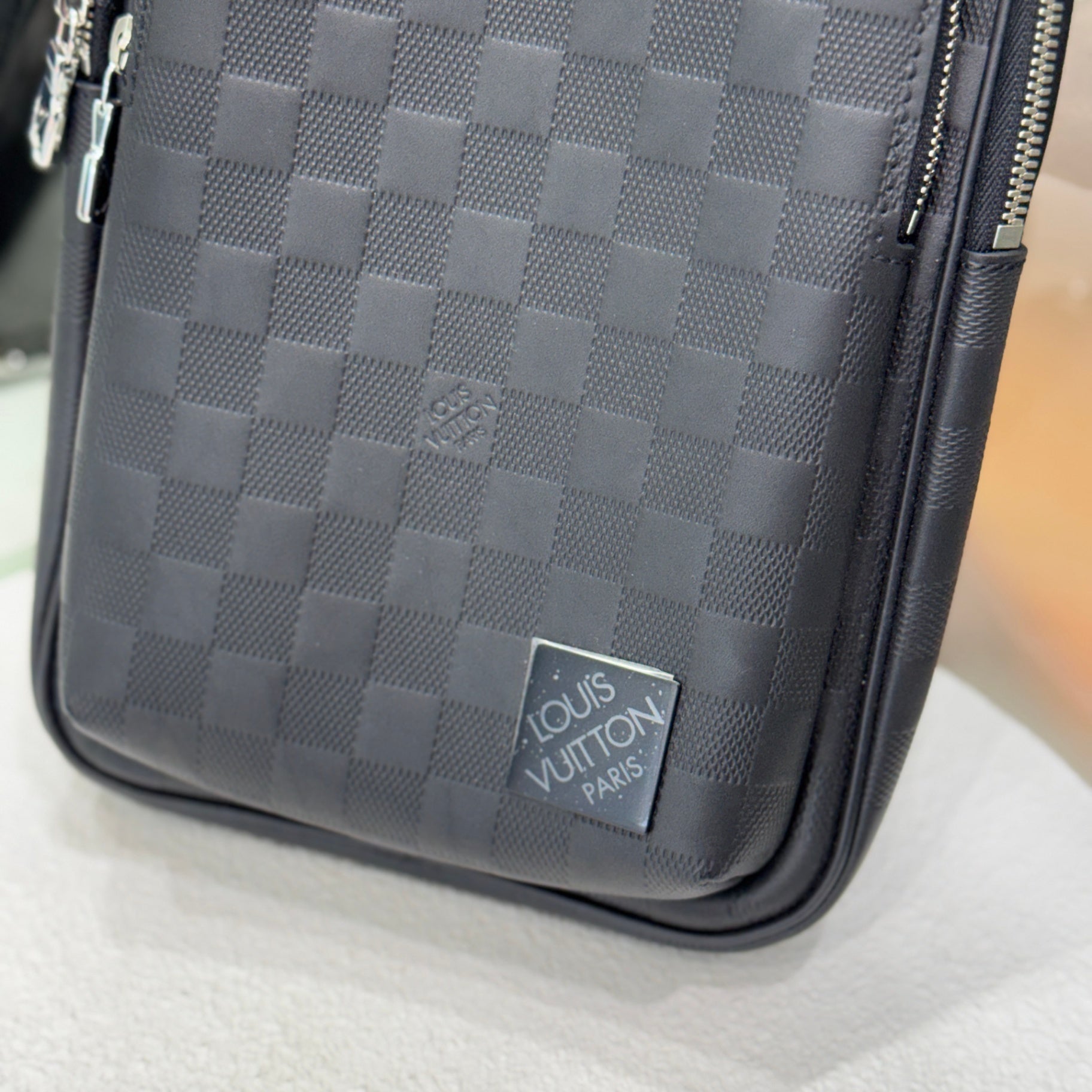 LOUIS VUITTON Black Sling Bag