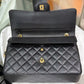CHANEL Caviar Leather Jumbo Double Flap