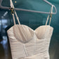 MANNING CARTEL Creme Maxi Dress Sz 8