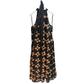SCANLAN THEODORE Black Floral Evening Dress Sz 10