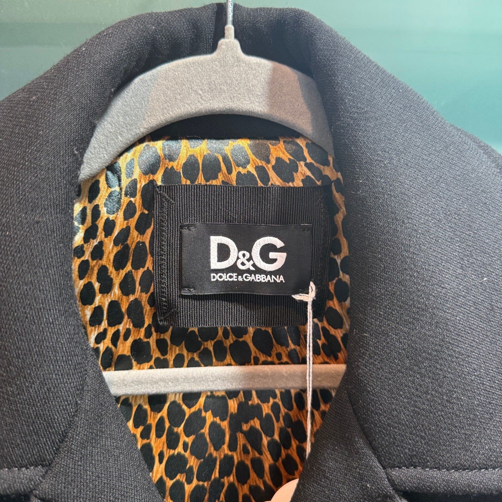 DOLCE & GABBANA Black Coat Sz 42