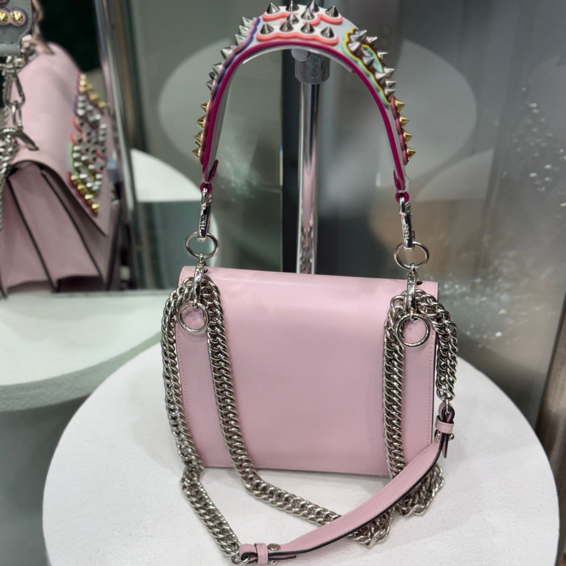 FENDI Kan - pink with limited edition strap
