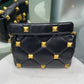 VALENTINO GARAVINI Blk/Gold Roman stud bag