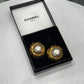 CHANEL Vintage Pearl Clip-On Earrings