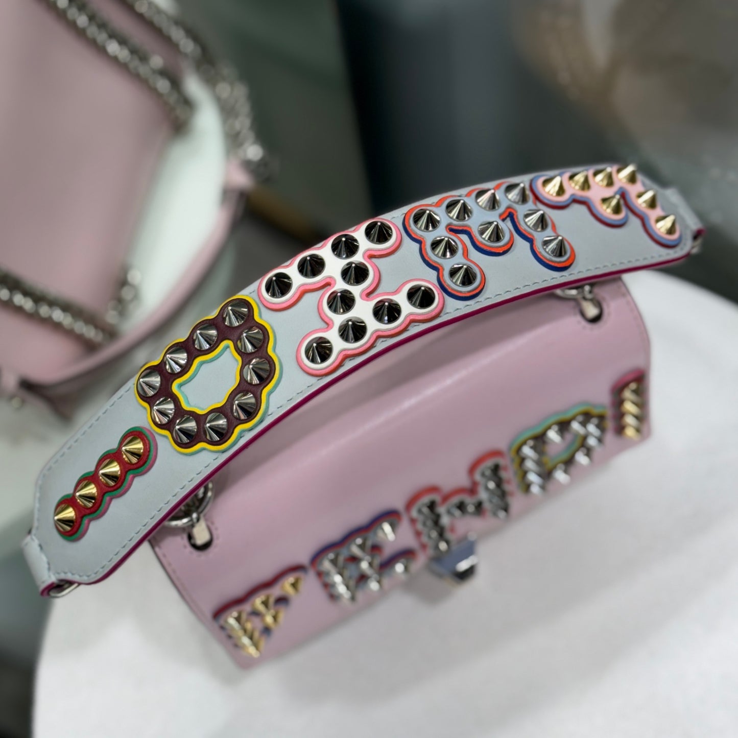 FENDI Kan - pink with limited edition strap