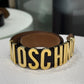 MOSCHINO Gold Detail Belt Sz 38