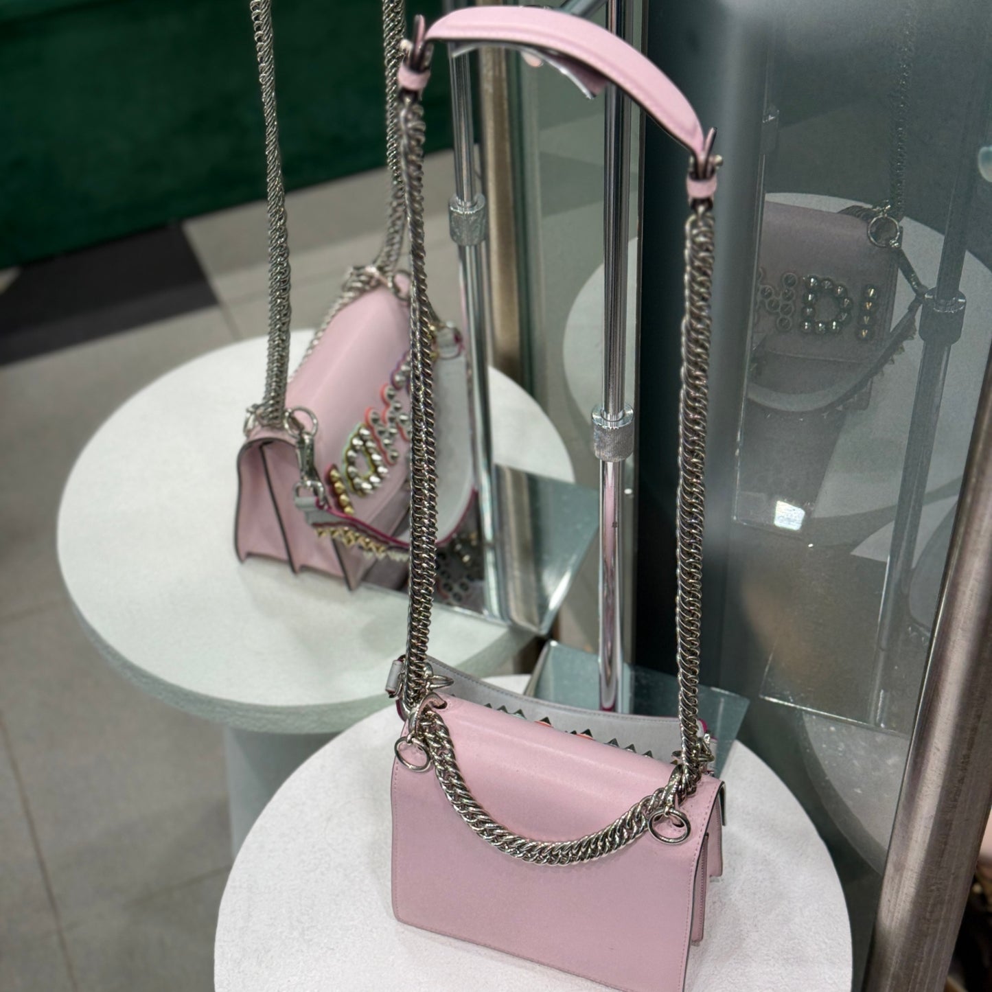 FENDI Kan - pink with limited edition strap