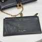 DIOR Saddle Wallet with Chain - Black