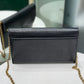 DIOR Saddle Wallet with Chain - Black