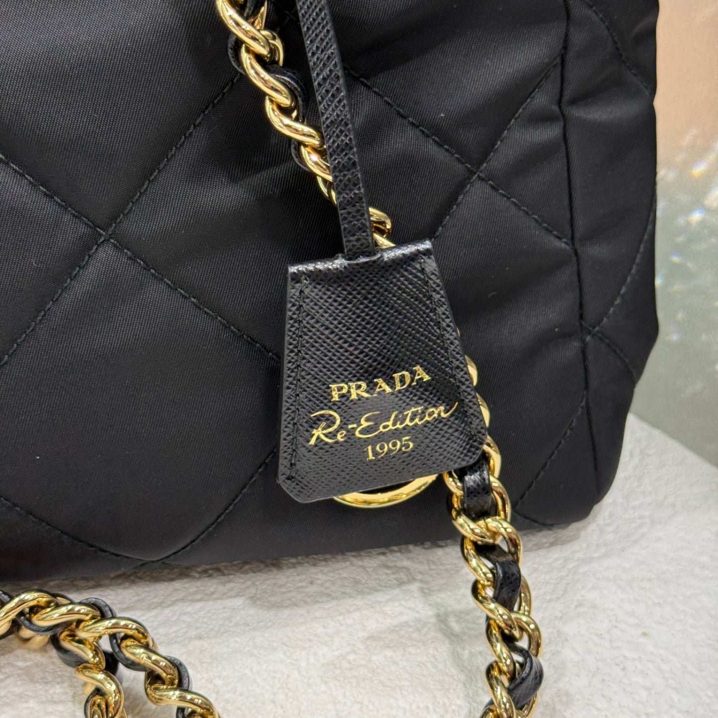 PRADA Re-Edition Nylon 1995 Tote - Black