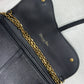 DIOR Saddle Wallet with Chain - Black