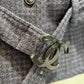 CHANEL Navy CC Buckle Wool Jacket Sz 42