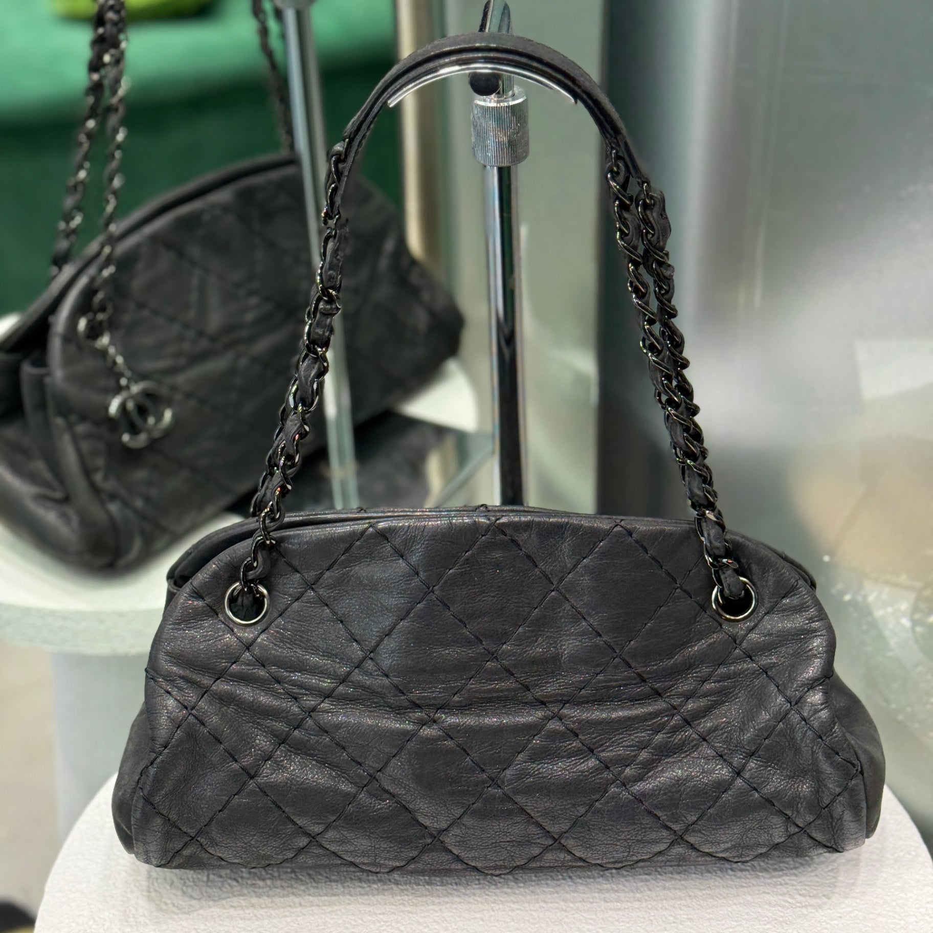 CHANEL Mademoiselle Coco Charm Bowling Bag