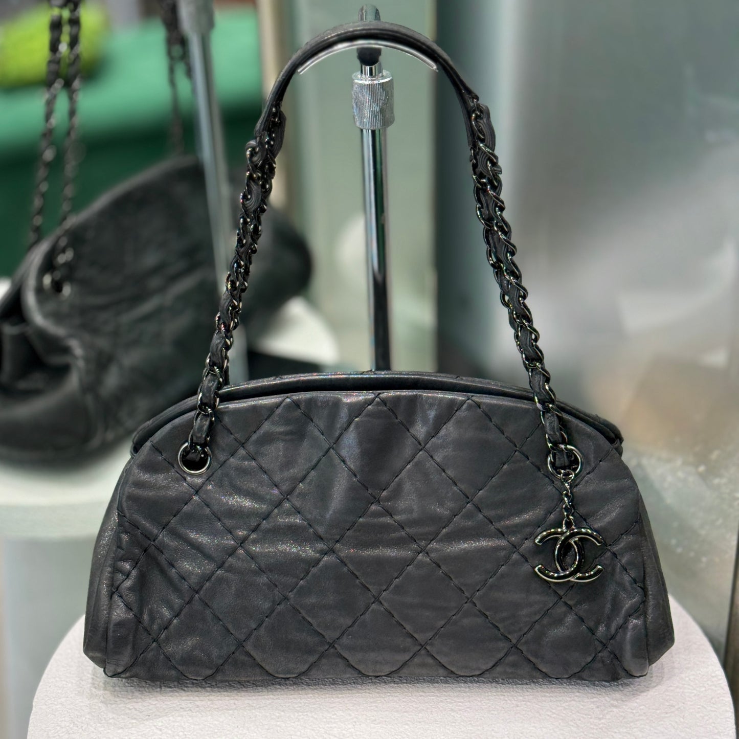 CHANEL Mademoiselle Coco Charm Bowling Bag